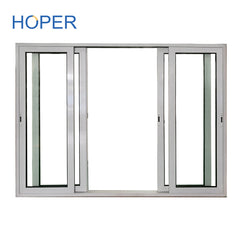 PVC balcony double pane slide glass door for patio on China WDMA