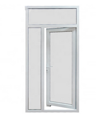 PVC vinyl style Casement sliding Double Glass Upvc Doors For sale on China WDMA