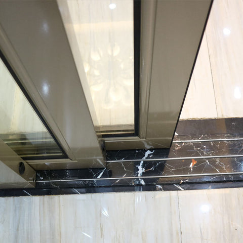 Patio big small frame aluminum door Glass Aluminum Sliding Door on China WDMA