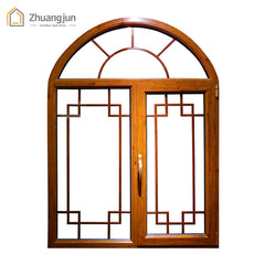 Philippines Price French Aluminum Casement Double Tempered Glass Window on China WDMA