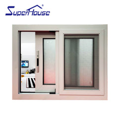 Philippines price aluminium window frame and glass design office sliding type window on China WDMA