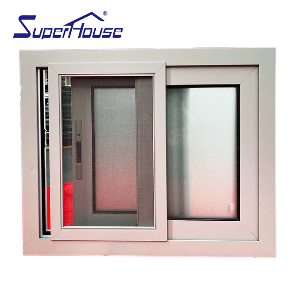 Philippines price aluminium window frame and glass design office sliding type window on China WDMA