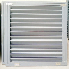 Powder Coated Aluminum Louver Window Panel on China WDMA