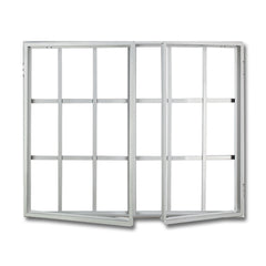 Powder Coated UPVC/Aluminum alloy windows and doors aluminum residential sliding windows on China WDMA