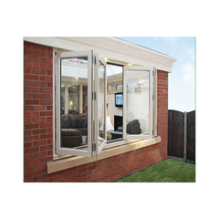 Powder coated cheap house aluminum bi fold windows for sale with European standard on China WDMA