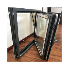 Powder coating aluminum sliding windows with louver screens on China WDMA