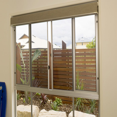 Prima double glazing aluminum shutter window on China WDMA