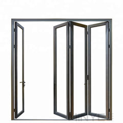 Professional supplier sliding folding glass door exterior foldable doors for home/school/office/villa on China WDMA