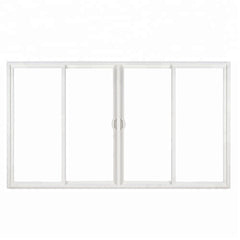 WDMA Vinyl Profile Series 4 panel patio sliding glass replacement door product on China WDMA