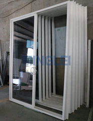 Pvc profile 130 Series 4 panel patio sliding glass door on China WDMA