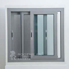 ROGENILAN 100 series double glazed aluminum sliding window with flyscreen