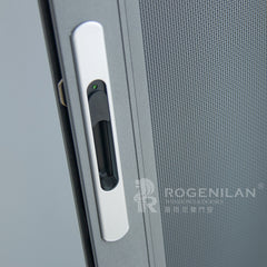 ROGENILAN 100 series double glazed aluminum sliding window with flyscreen