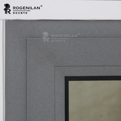 ROGENILAN 90 series clean glass french doors and windows designs on China WDMA