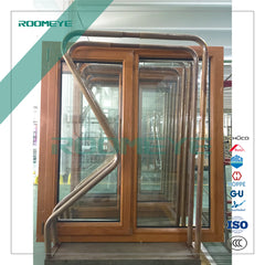 ROOMEYE double glazed bulletproof wood windows on China WDMA