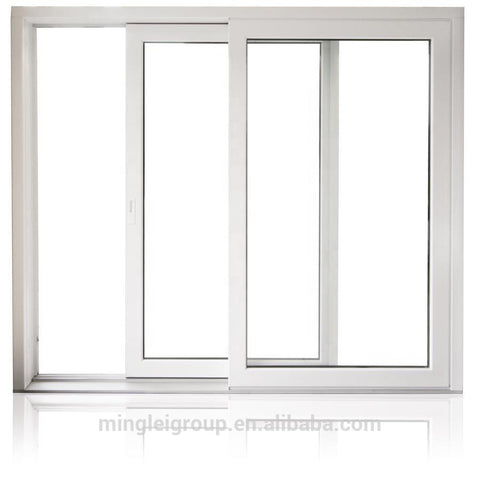 Ready made cheap white pvc sliding windows on China WDMA