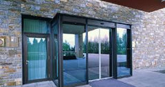 Remote control glass 3 panel sliding patio door kbb price automatic doors on China WDMA