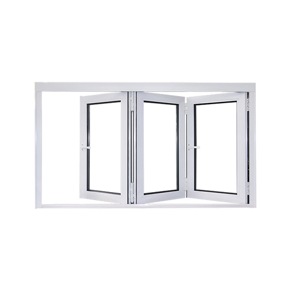 Residential Aluminum frame bi-folding window on China WDMA