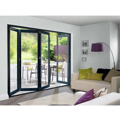 Residential And Commercisal Outdoor Glass Folding Bifold Door Aluminum Silding Doors Designs And Prices on China WDMA