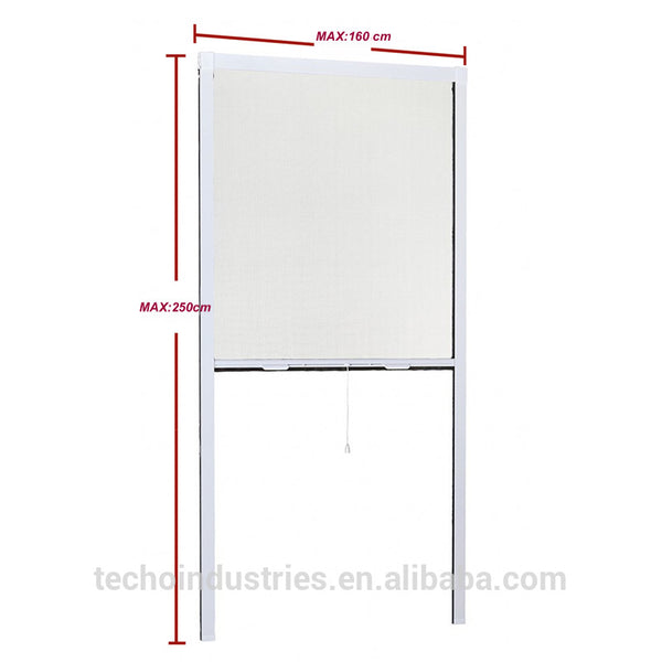 Retractable aluminum window screen , roller shutter retractable screens on China WDMA