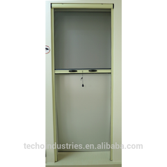 Retractable aluminum window screen , roller shutter retractable screens on China WDMA