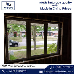 Rigid PVC Material Bulk Supply Casement Window on Sale