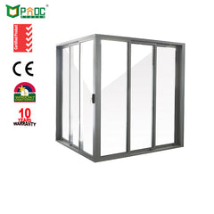 Rochetti system profile Aluminum three panel glass sliding patio doors for sale on China WDMA