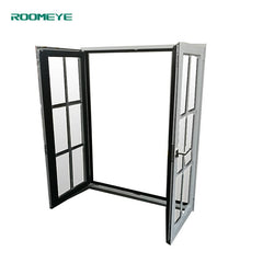 Roomeye aluminium french style double glass window on China WDMA