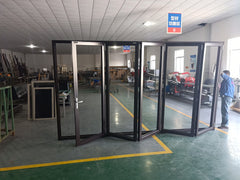 Roomeye aluminum patio folding doors folding door system on China WDMA