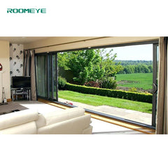 Roomeye double glass sliding aluminum door on China WDMA