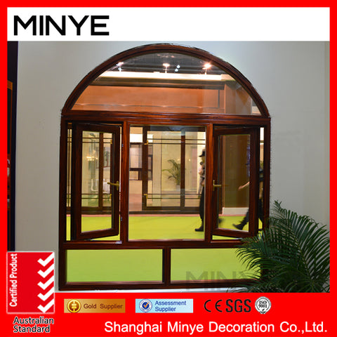 Russian Style Vinyl Bay window/garden style UPVC frame casement windows on China WDMA