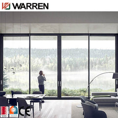 Kitchen sliding door aluminum glass slide horizontal garage glass sliding door