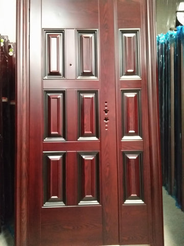 SC-S149 High Standard Steel french Mother And Son Exterior doors for sale on China WDMA