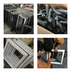 Safety aluminum frame glass windows,french casement window on China WDMA