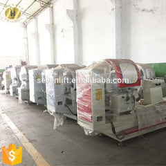 Shandong Sevengroup aluminium window double mitre saw cutting drilling fabrication on China WDMA