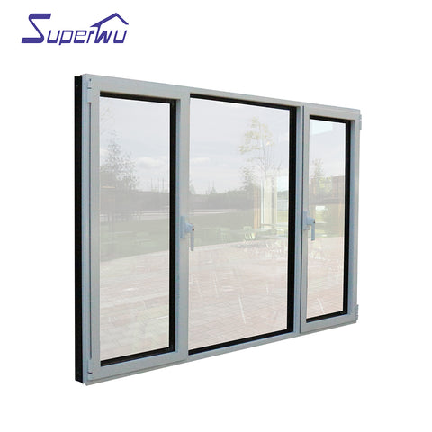 Shanghai Manufacturer Aluminum frame casement window double glass casement windows on China WDMA