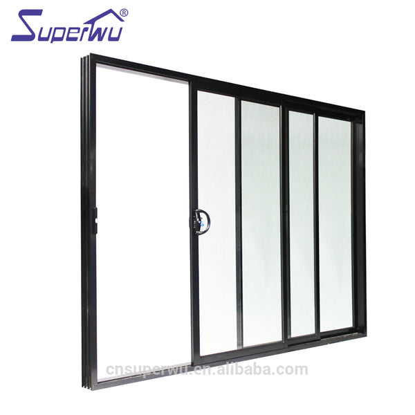 Shanghai Superwu china new design aluminum balcony auto sliding glass door on China WDMA