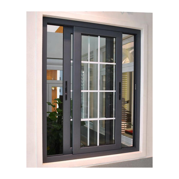 Simple iron windows grills design modern house aluminum sliding window on China WDMA