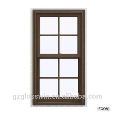 Single Hung Aluminum Window Manufacturer / Double Glazing Sash Windows Aluminum Storm Sash Track Window on China WDMA