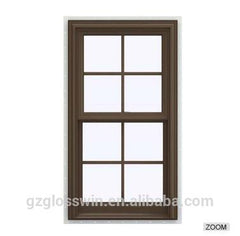 Single Hung Aluminum Window Manufacturer / Double Glazing Sash Windows Aluminum Storm Sash Track Window on China WDMA