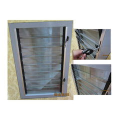 Single tempered glass residential bathroom louver windows adjustable window shutter