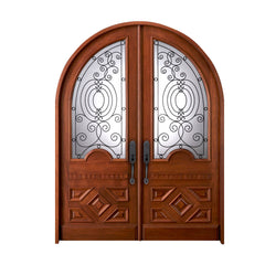 Slap-up Solid Wood French Doors Exterior Antique Iron Gates Cost Of Entry Door on China WDMA