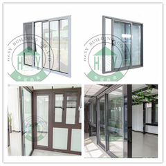 Slide glass door single slider window renshi aluminum on China WDMA