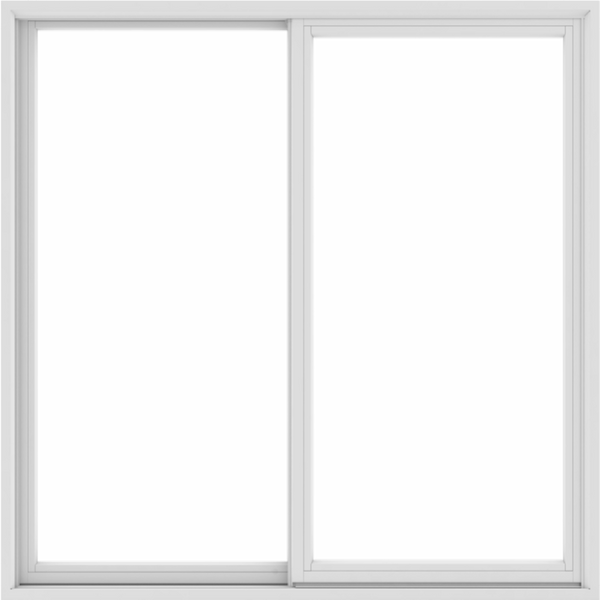 60x60 59.5x59.5 White Vinyl Sliding Window