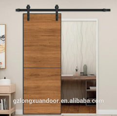 Sliding barn door solid pine wooden door for bedroom kitchen patio on China WDMA