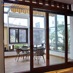 Sliding glass door with electric blinds and lift and slide door on China WDMA