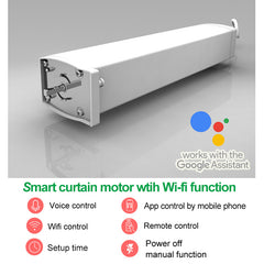 Smart home Alexa electric curtain system, smart window shade, motorized curtain system on China WDMA