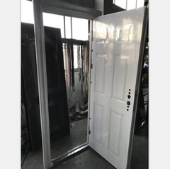 Soundproof Steel Security Door Double Glazing Glass Doors with Built-in Blinds Used Exterior French Doors For Sale on China WDMA