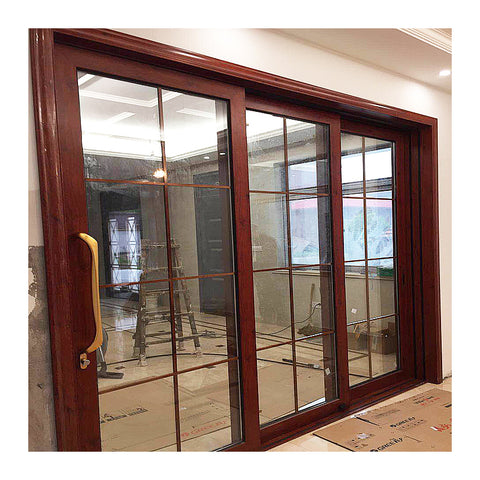 Soundproof double glass sliding window durable commercial sliding windows on China WDMA