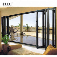 Space-saving Aluminium Exterior Panel Door Folding on China WDMA