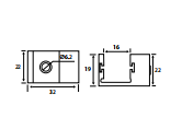 Stainless steel Black glass sliding door guide and shower door floor guide accessories on China WDMA